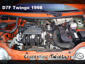 Moteur de Twingo - D7F 1ère génération
