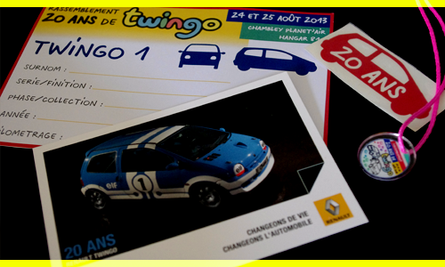 Set 20 ans de Twingo